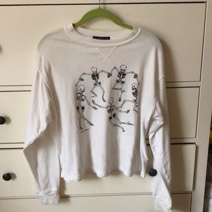 Brandy Melville Skeleton Long Sleeve